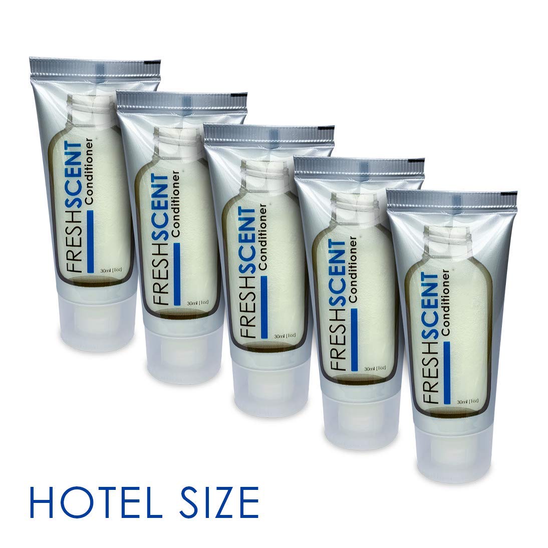 Freshscent Conditioner 1oz (200 Pack) Hotel Travel Size, Bulk Amenities and Toiletries for Hospitality