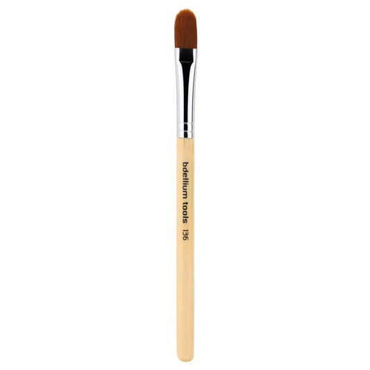 Bdellium Tools Professional Makeup Brush - Special FX Series 136 Filbert - With Soft Synthetic Fibers, For Applying & Blending Makeup (Bamboo, 1pc) Beauty & Personal Care BDELLIUM TOOLS