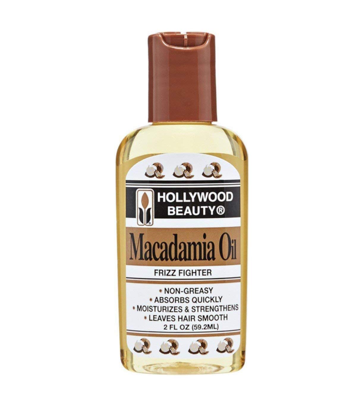 Hollywood Beauty Macadamia Oil, 2 Oz