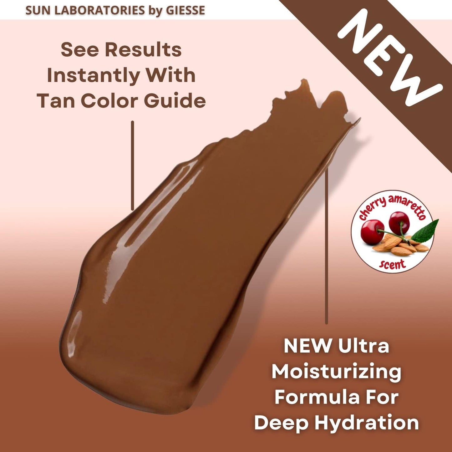 Sun Laboratories By Giesee Ultra Dark Self Tanning Lotion 8 oz Two Pack - Self Tanning Lotion, Self Tanner, Tanning Lotion - Sunless Tanner, Instant
