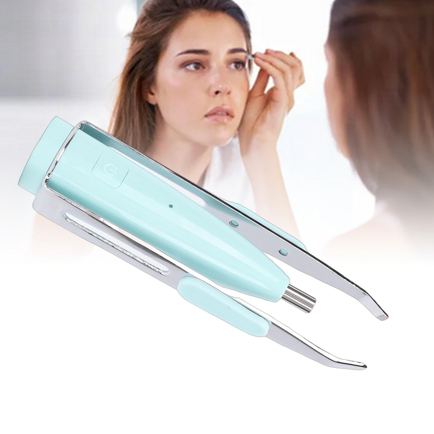 LICAEVEY Tweezer with 1080p Camera & 10X Zoom, Hair Removal Camera Tweezers with LED Light & App for Blackhead Removal, Ingrown Hair, Eyebrow, and Ear Beauty and Personal Care LICAEVEY