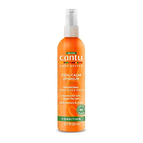 Cantu Natural Hair Detangler Coil Calm Spray 8 Ounce (235ml) (6 Pack)