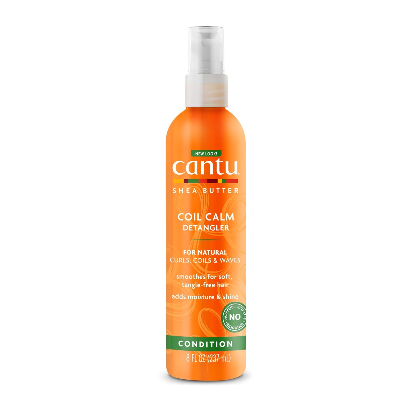 Cantu Natural Hair Detangler Coil Calm Spray 8 Ounce (235ml) (6 Pack)