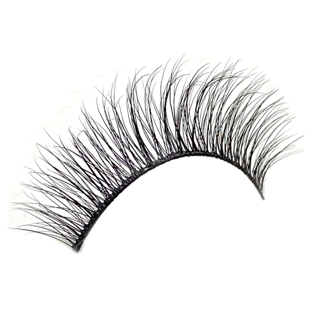Natural Flutter Lashes by Uptown Lashes, Natural Look False Eyelashes with a Soft, Glam Look - Available in Silk Synthetic Fake Lashes & Mink