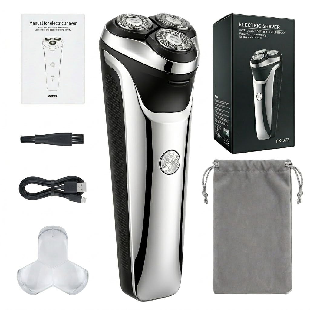 Ordele Electric Razor for Men, 2026 Upgraded Electric Shavers for Men, USB-C Rechargeable, Wet & Dry Shaver with Pop-up Trimmer and Travel Case Beauty and Personal Care ordele