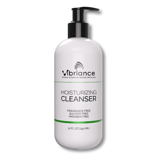 Vibriance Moisturizing Cleanser, Oil-to-Foam Face Wash with Niacinamide, Shea Butter for Mature Skin - Hydrating Gentle Facial Cleanser, Sensitive