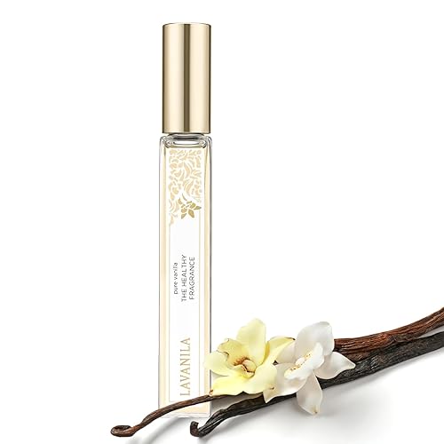 Lavanila Pure Vanilla Travel Size Roller Perfume for Women, 0.32 Oz - Pure Madagascar Vanilla & Creamy Tonka Bean, The Healthy Fragrance, Clean