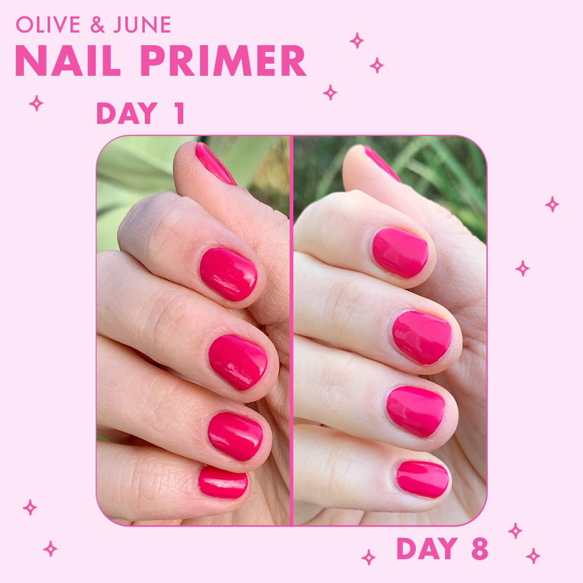 Olive & June Nail Primer | Increase Polish Wear Time by 2-3 Days | Smooths Application & Boosts Durability | 15-Free, Vegan, Cruelty-Free | Nail Prep Beauty & Personal Care Olive & June