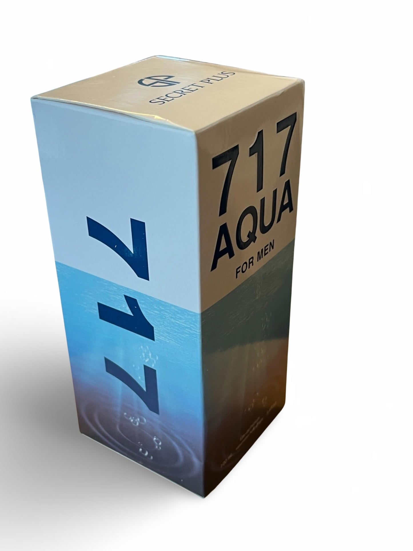 Secret Plus 717 AQUA FOR MEN - Eau de Parfum- 3.4 Fl Oz Vaporisateur Natural Spray