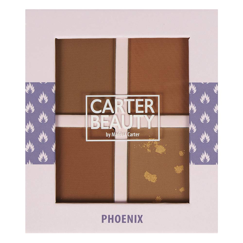 Carter Beauty By Marissa Carter Bronzer Palette - Adds Instant Colour And Depth To The Face - For A Sun-Kissed Look All Year Round - Suitable