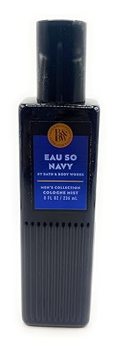 Bath and Body Works Eau So Navy Men's Collection Cologne Mist 8 Fluid Ounce Spray