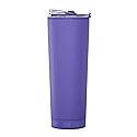 The LoudCup - 23oz Reusable Tumbler & Stadium Horn with Slide-Close Lid (Royal Purple) | Sports Fan Cup, Football & Soccer Match Day Noise Maker