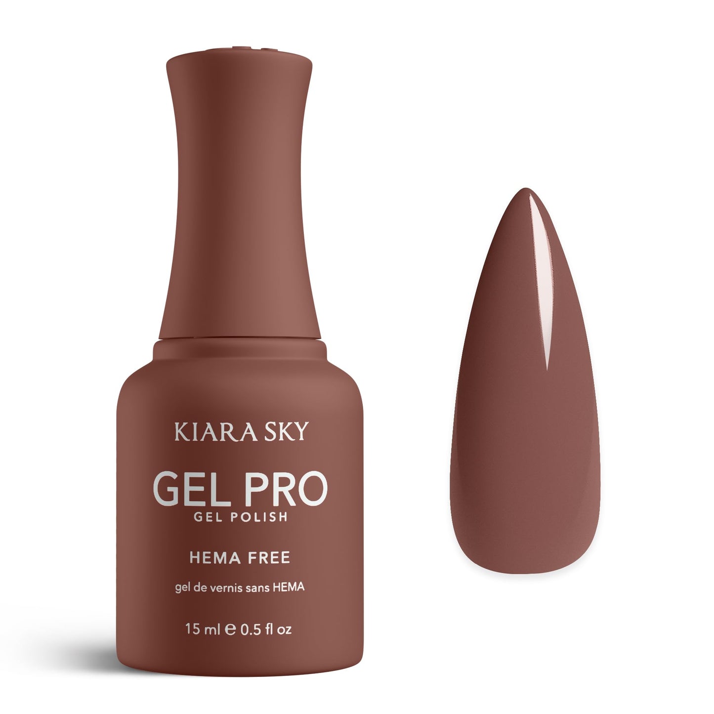 KIARA SKY Gel Pro HEMA-Free Gel Nail Polish | Full Coverage, 28+ Day Wear, Self-Leveling, UV/LED Soak-Off, 0.5 fl oz | Cara-Melt #113 Beauty & Personal Care KIARA SKY
