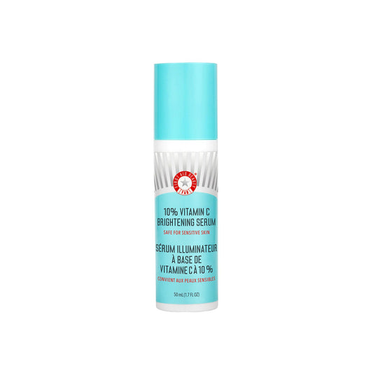 First Aid Beauty - 10% Vitamin C Brightening Serum, Daily Dark Spot Serum with Squalane & Vitamin E, Helps Brighten Without Irritation or Clogged