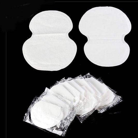 200 Pcs (100 Pairs) Underarm Armpit Sweat Pads, Summer Deodorants Cotton Pads Dress Disposable Stop Sweat Shield Guard Absorbing Beauty and Personal Care QTKJ