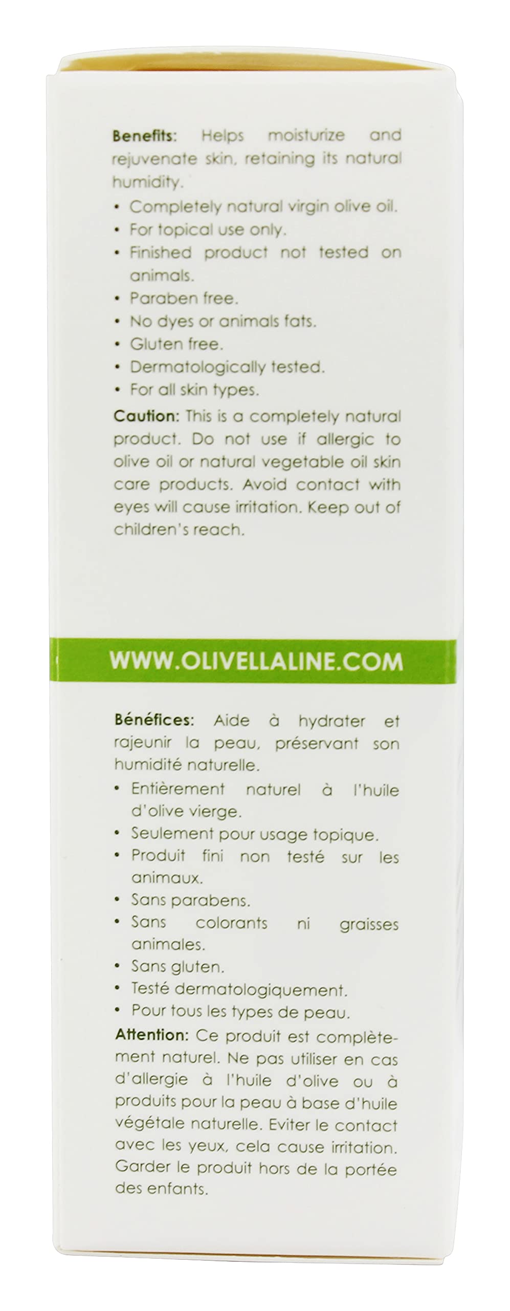 Olivella All Natural Virgin Olive Oil Moisturizer - 1.69 fl oz