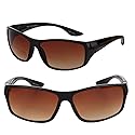 Mass Vision 2 Pair of Unisex High Density (HD) Bifocal Driving Sunglasses (Black, 2.0)