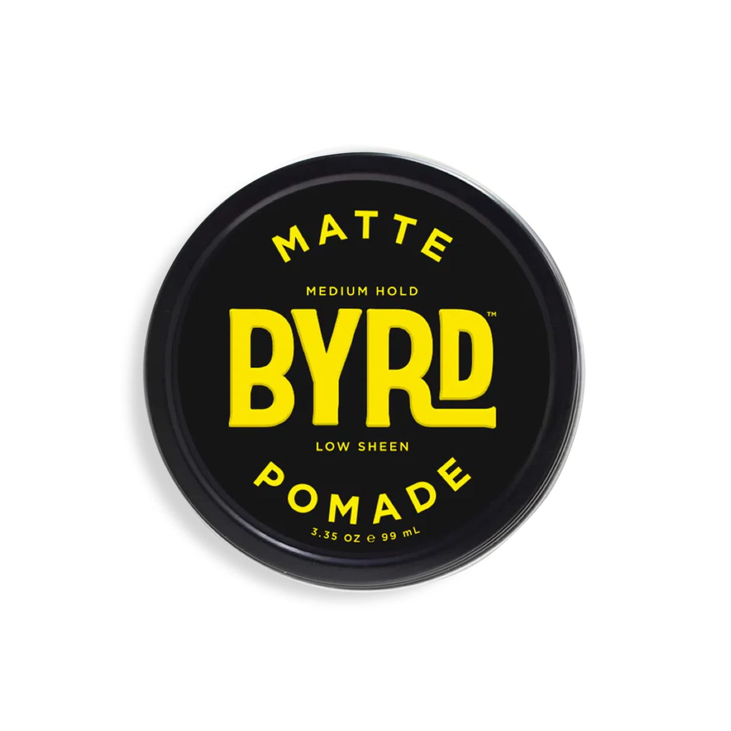 BYRD Hair Matte Pomade - Medium Hold, No Sheen, For All Hair Types, Mineral Oil Free, Paraben Free, Phthalate Free, Sulfate Free, Cruelty Free, Water