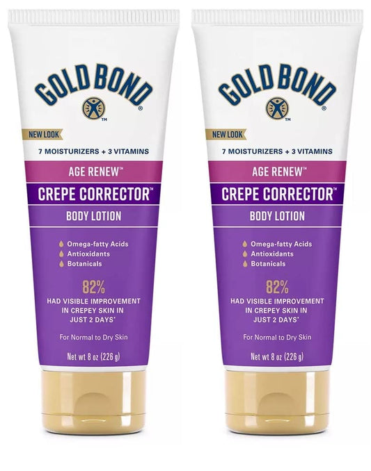 Gold Bond Ultimate Crepe Corrector 8 oz, Age Defense Smoothing Concentrate Skin Therapy Lotion (Pack of 2) Beauty & Personal Care Gold Bond