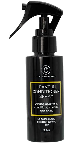 Controlled Chaos Leave-In Conditioner Spray- Anti Frizz Hair Detangler Spray for Dry Damaged Hair with Natural Watermelon & Sunflower Seed Oil & Honey