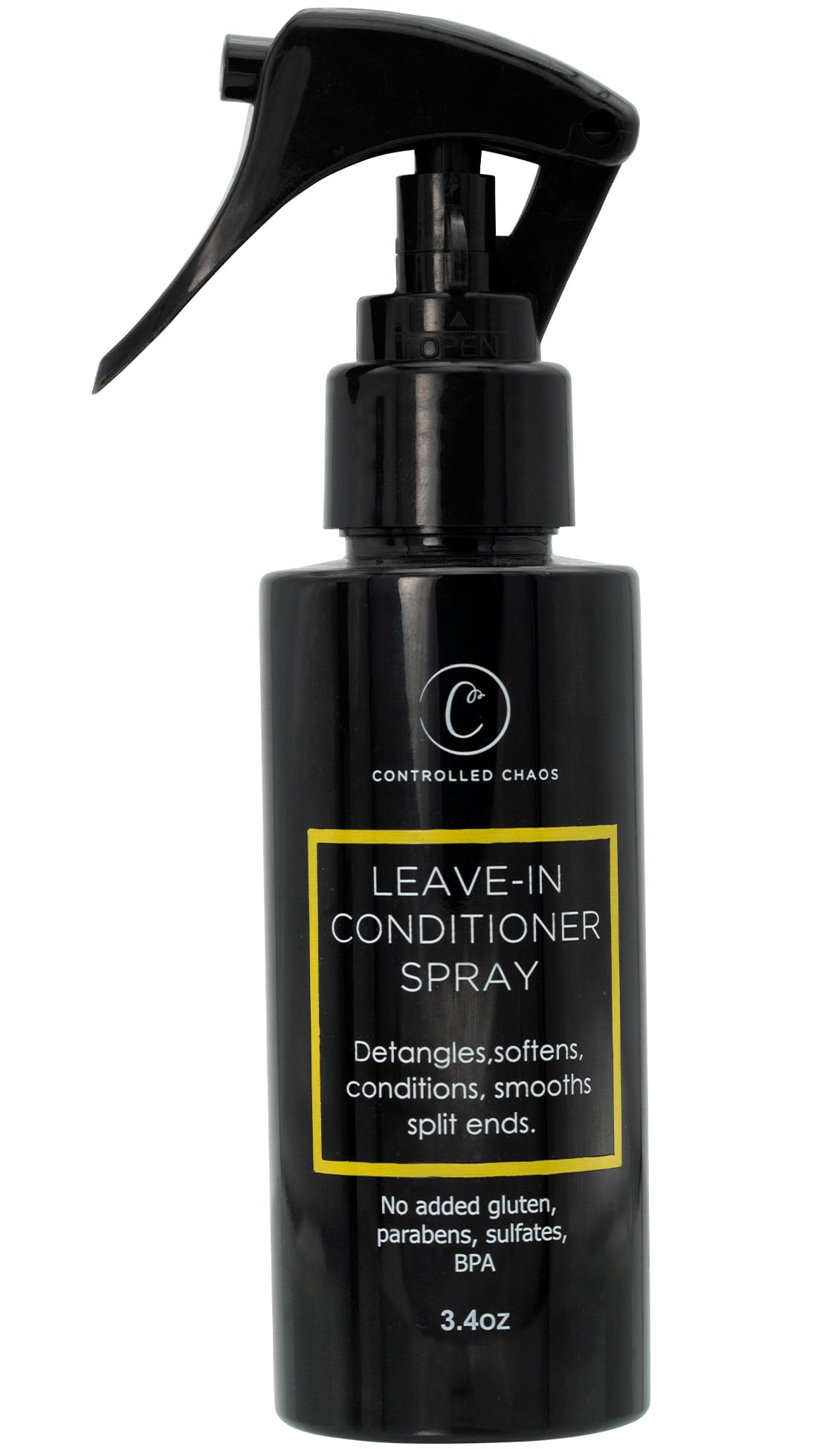 Controlled Chaos Leave-In Conditioner Spray- Anti Frizz Hair Detangler Spray for Dry Damaged Hair with Natural Watermelon & Sunflower Seed Oil & Honey