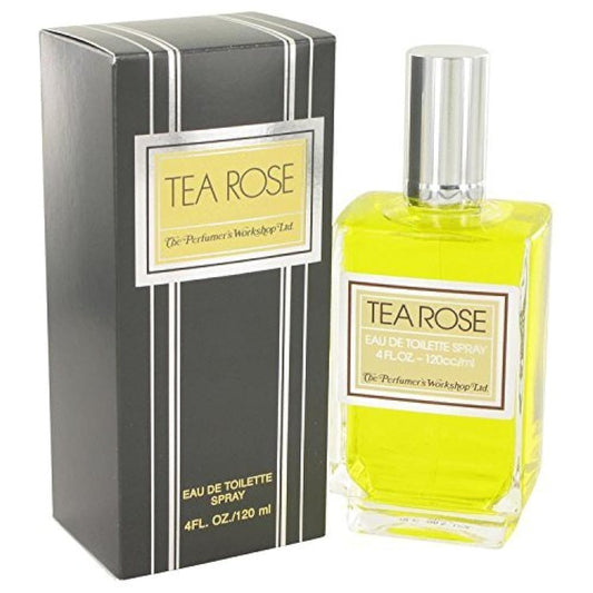 TEA ROSE by Perfumers Workshop Eau De Toilette Spray 4 oz for Women - 100% Authentic Beauty & Personal Care Perfumer's Workshop