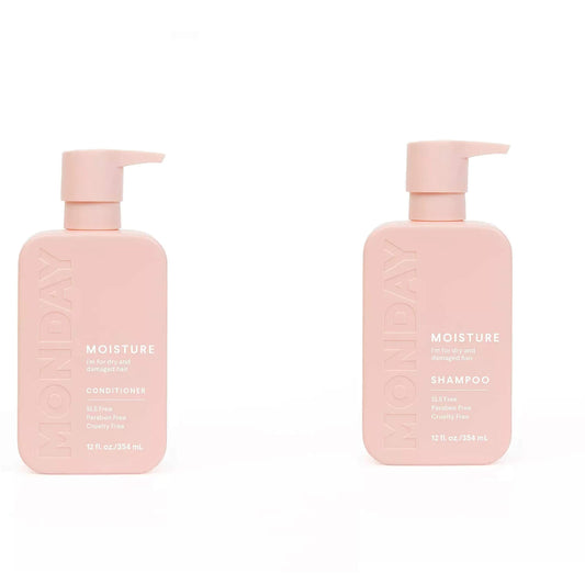 Exclusive MONDAY Moisture Shampoo and Conditioner Bundle Beauty & Personal Care YISHIQI