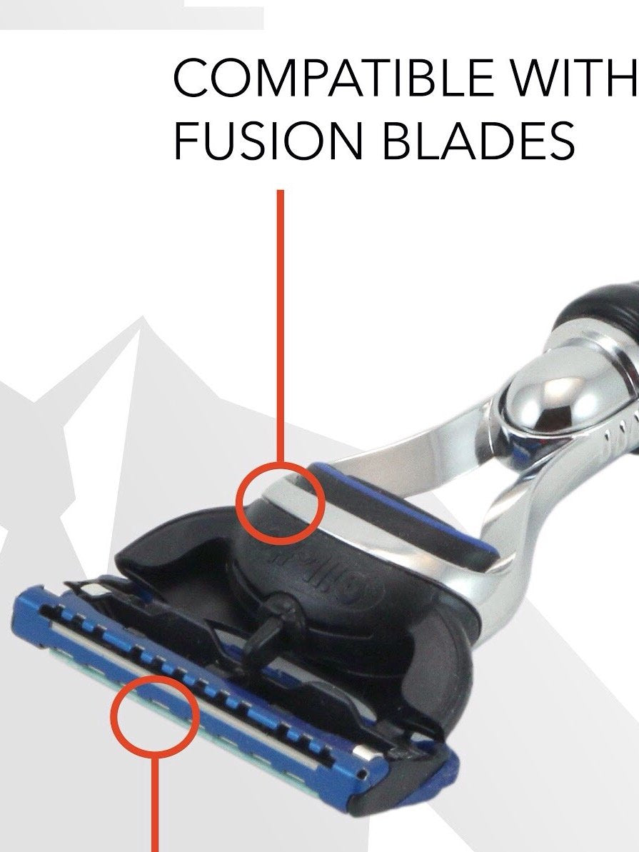 G.B.S Men's Classic 5 Blade Compatible Razor with Black Handle Beauty and Personal Care G.B.S