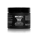 Brickell Men's Products Strong Hold Texturizing Pomade For Men, Natural and Organic, Pliable Hair Styling Fiber Pomade, 2 Ounce, Scented