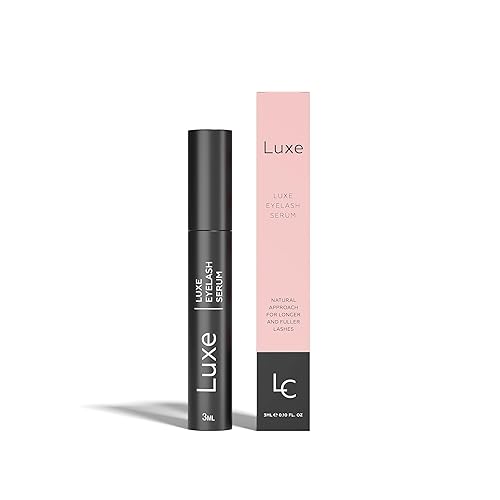 Luxe Cosmetics Eyelash Serum (3mL) Eyelash Growth Serum for Thicker, Longer & Fuller Lashes - Premium Lash Growth, Volume Lashes - Visible Results