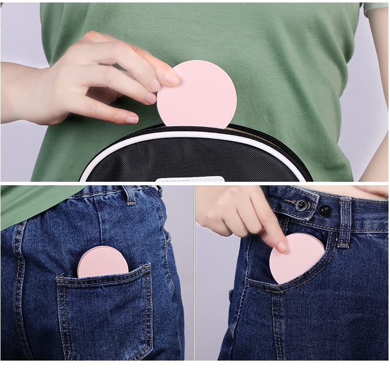 HLLMX 2 PCS Empty Loose Powder Container 10g Reusable Loose Powder Compact Case Make Compact Container DIY Makeup Powder Case with Sponge Powder