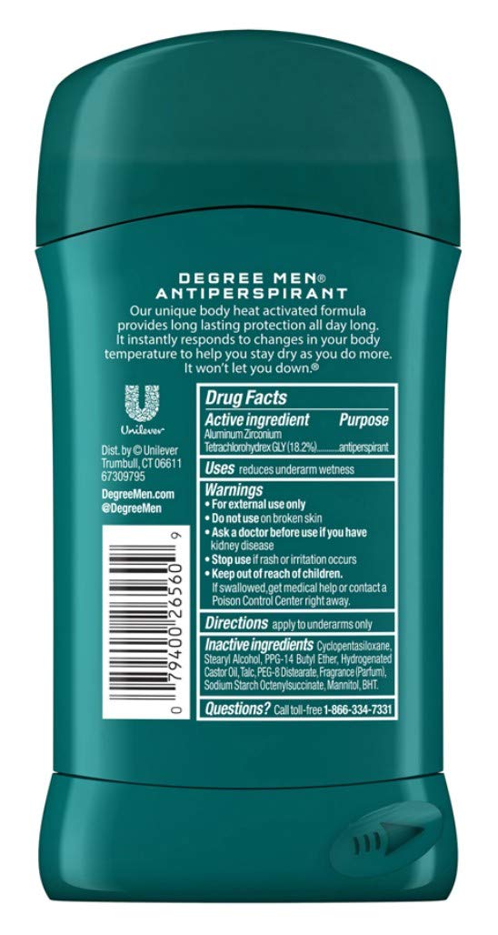 Degree Men Anti-Perspirant Deodorant Invisible Stick Extreme Blast - 2.7 oz, Pack of 3 Beauty and Personal Care Degree