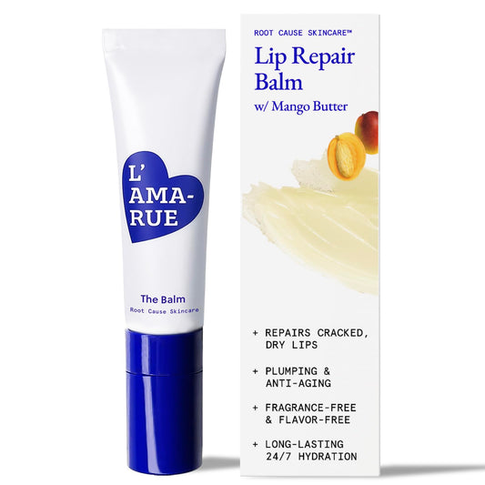 L'AMARUE Lip Repair Balm - 0.33 fl oz: Intensive Repair for Dry, Cracked, Aging Lips - Hydrating, Moisturizing & Soothing - Chapped Lips & Helps in Beauty and Personal Care L'AMA-RUE L'AMARUE