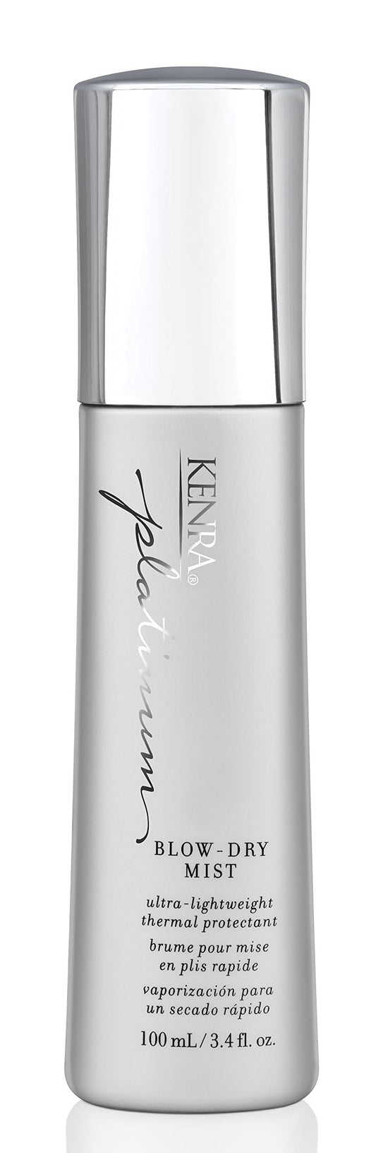 Kenra Platinum Blow-Dry Mist | Ultra-Lightweight Thermal Protectant | Detangles, Smooths, & Softens | Eliminates Frizz & Resists Humidity | Fine
