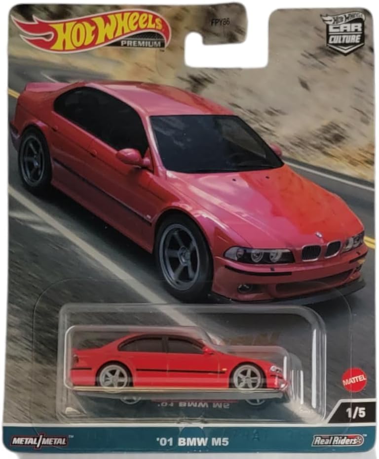 Hot Wheels Car Culture 2023 Canyon Warriors Complete 5‑Pack (FPY86-959C) | BMW M5, Ford Sierra Cosworth, Porsche 944 Turbo, Volvo 142 GL…