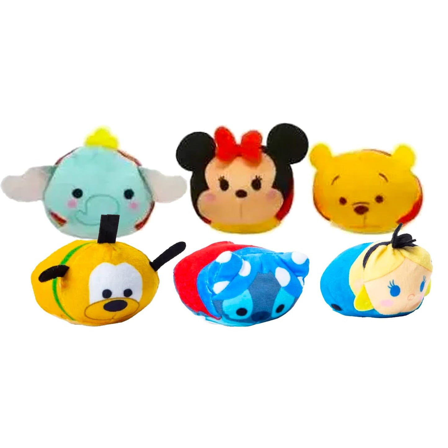 Disney Tsum Tsum Plush Blind Bags Set - Bundle with 6 Tsum Tsum Mini Plush Toys Plus Stickers for Kids, Boys, Girls | Disney Tsum Tsum Goodie Bags