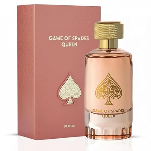 Jo Milano Game of Spades Queen Parfum Spray | 3.4 oz (100ml) | Amber, Rose, Floral, Oud, Musk Scent | Long Lasting Fragrance for Women