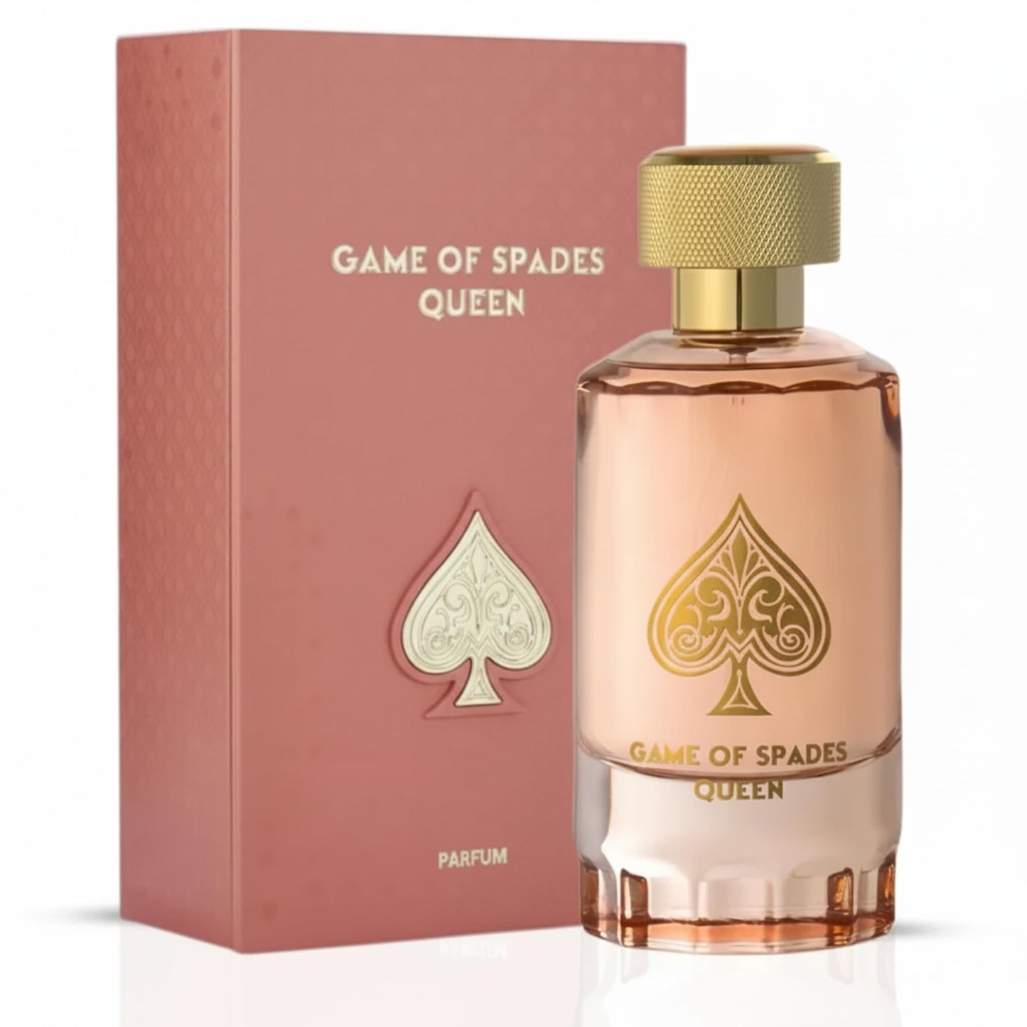 Jo Milano Game of Spades Queen Parfum Spray | 3.4 oz (100ml) | Amber, Rose, Floral, Oud, Musk Scent | Long Lasting Fragrance for Women