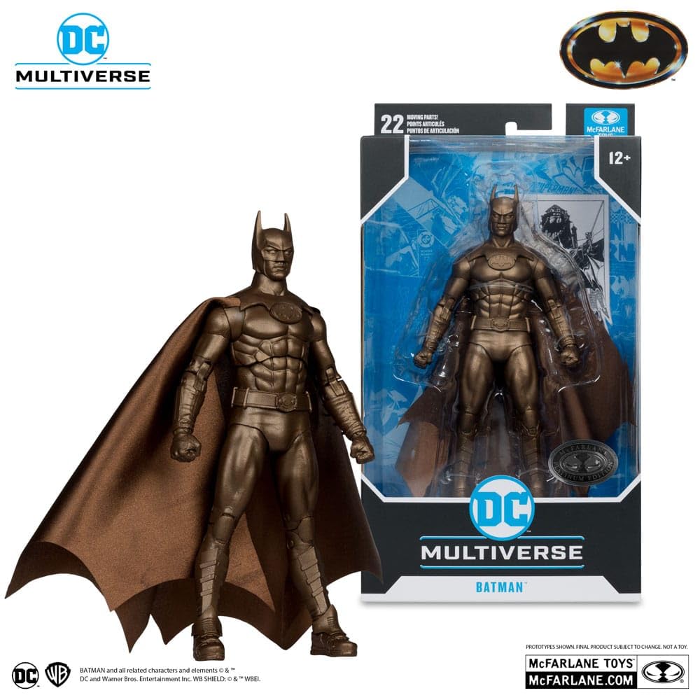 McFarlane Batman (1989) DC Multiverse Action Figure Batman (Platinum Edition) 18 cm