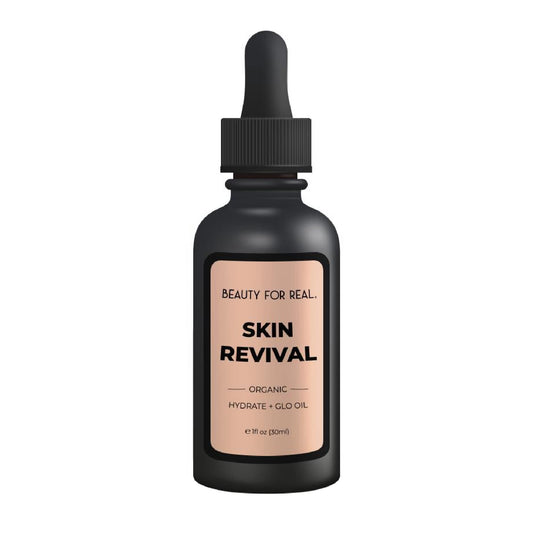 Beauty For Real Skin Revival Hydrate + Glo Oil - Luxury Face Oil - Reduces the Appearance of Fine Lines & Wrinkles - Hydrates, Soothes & Restores