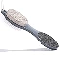 CAREHOOD Foot File Callus Remover - Multi Purpose 4 in 1 Feet Pedicure Tools with Foot Scrubber, Pumice Stone, Foot Rasp and Sand Paper for Home Foot