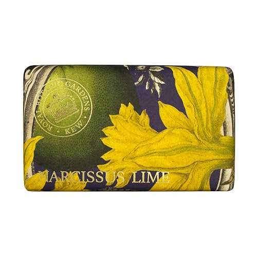 Royal Botanical Gardens, Kew Narcissus Lime Luxury Shea Butter Soap 240g