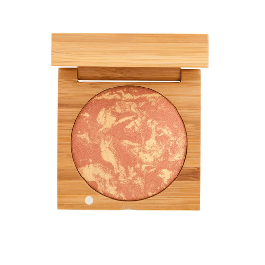 Antonym Cosmetics Baked Blush Mineral Powder Bright Shimmer Face Blush Contour Highlight Palette Cosmetic Makeup High Impact Buildable Color Long