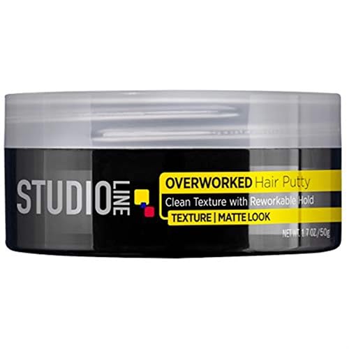 L'oreal Paris Studio Line Texture and Control Overworked Hair Putty 1.7 Oz (3 Pack)