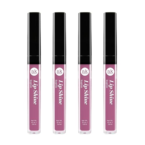 NICKA K NEW YORK Lip Shine, Cosmetics, vibrant colors, bright colors, shining lips, lip shine, long lasting (AMZ242)