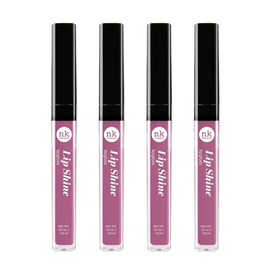 NICKA K NEW YORK Lip Shine, Cosmetics, vibrant colors, bright colors, shining lips, lip shine, long lasting (AMZ242) Beauty & Personal Care NICKA K NEW YORK