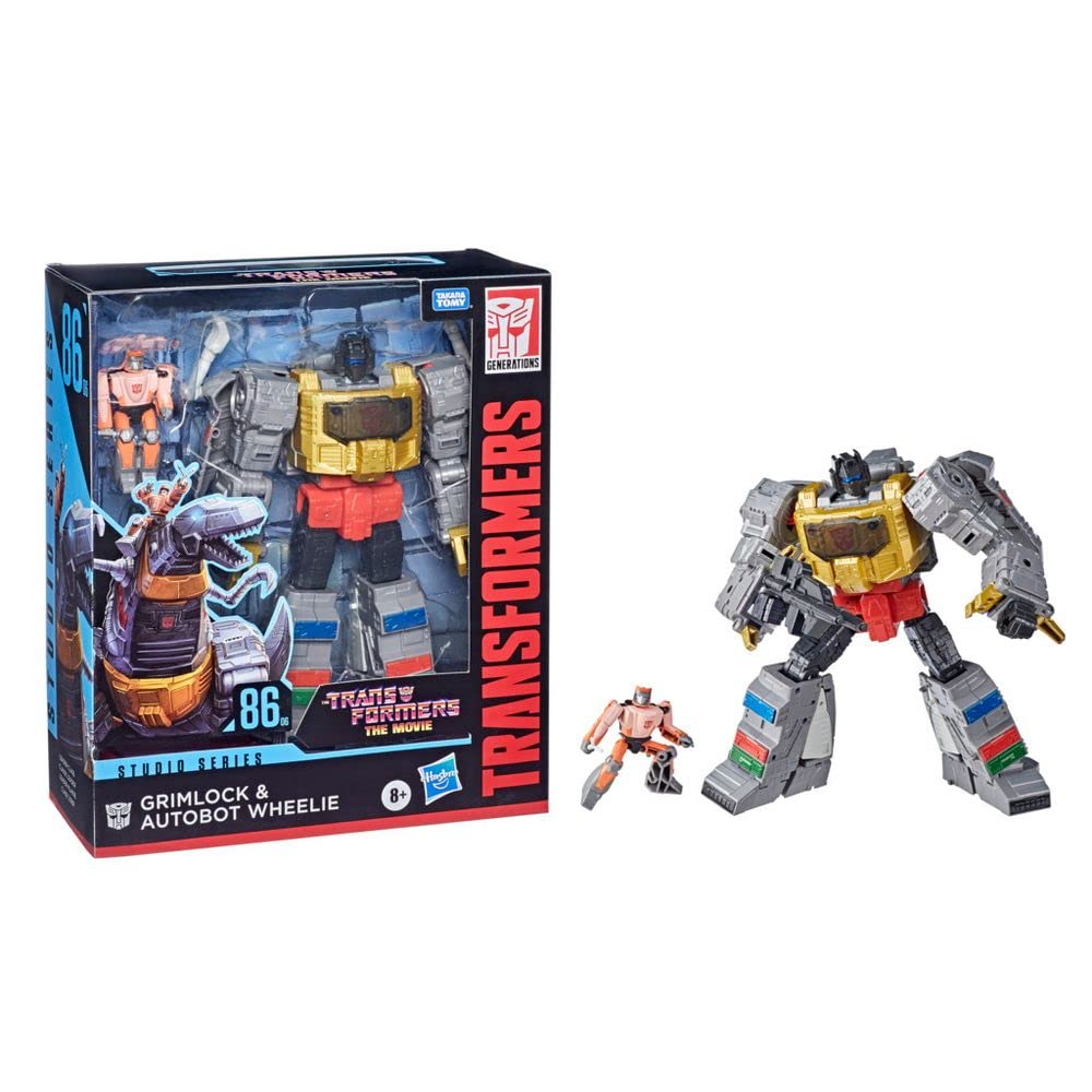 Transformers Studio Series 86-06 Leader The The Movie Grimlock and Autobot Wheelie