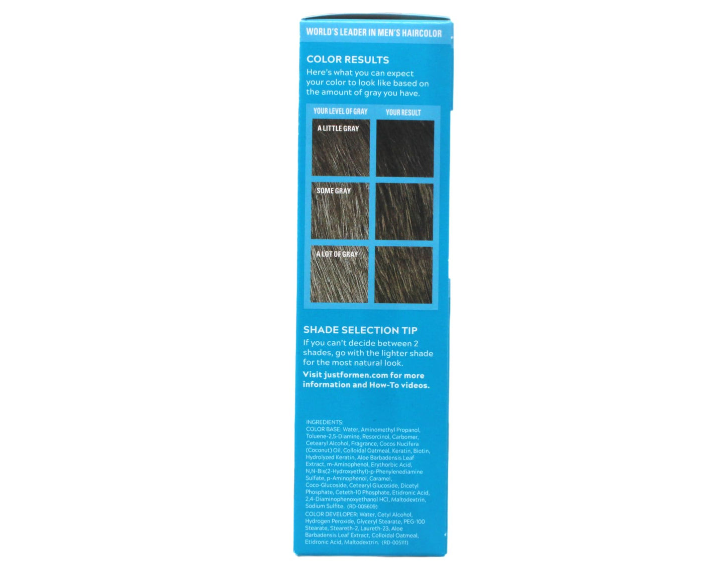Just For Men Mustache & Beard Brush-In Color Gel M-45 Dark Brown 1 Kit