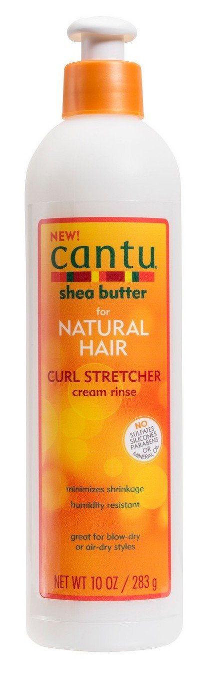 Cantu Natural Hair Curl Stretcher Cream Rinse 10 Ounce (295ml) (2 Pack)