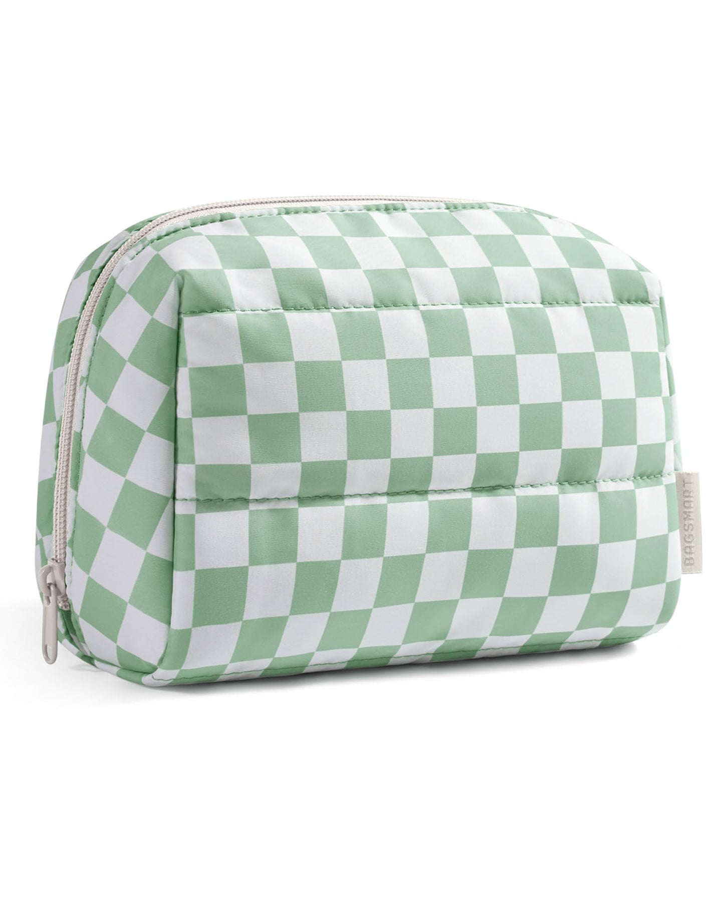 BAGSMART Puffy Makeup Bag, Wide Opening Cosmetic Organizer, Soft Water-Resistant Travel Toiletry Pouch for Women for Purse, Compact & Spacious Beauty and Personal Care BAGSMART Default Title